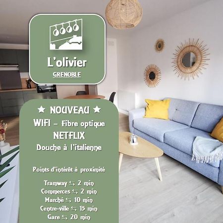 L'Olivier - Appartement Moderne Et Chaleureux - Tram Et Parc Grenoble Eksteriør billede