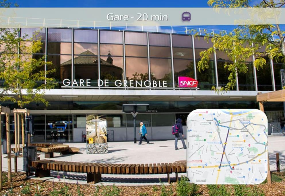 L'Olivier - Appartement Moderne Et Chaleureux - Tram Et Parc Grenoble Eksteriør billede