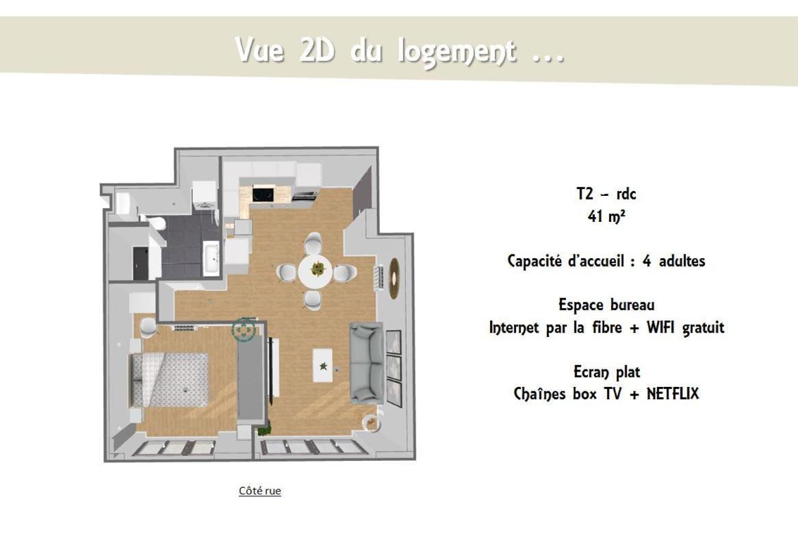 L'Olivier - Appartement Moderne Et Chaleureux - Tram Et Parc Grenoble Eksteriør billede